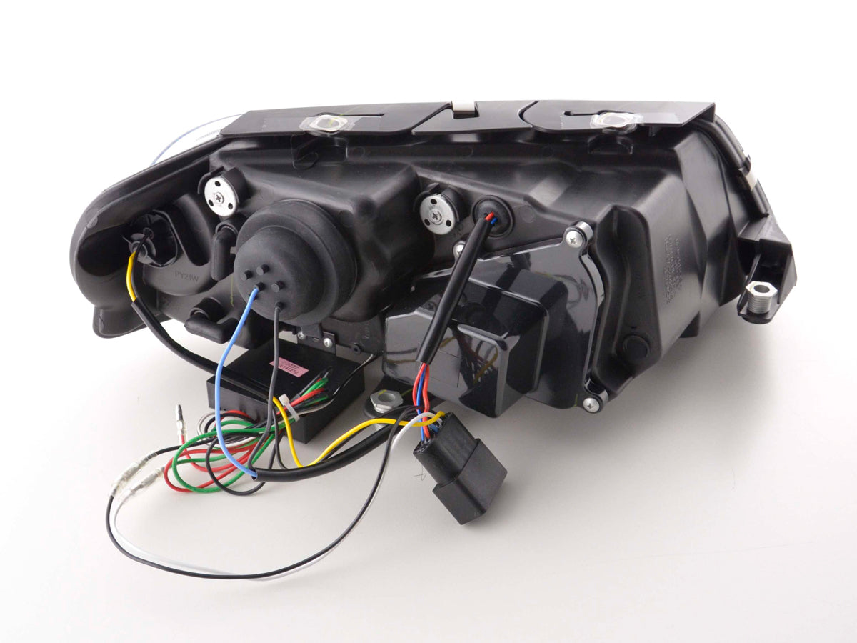 Scheinwerfer Set Daylight LED Tagfahrlicht VW Passat Typ 3BG 00-05 chrom Scheinwerfer Set Daylight LED Tagfahrlicht VW Passat Typ 3BG 00-05 chrom